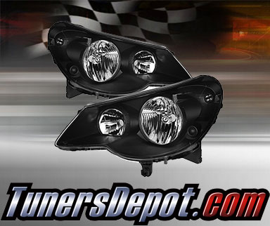 TD® Crystal Headlights (Black) - 07-10 Chrysler Sebring