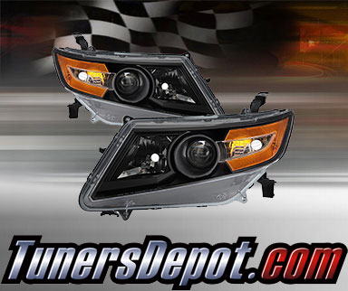 TD® Crystal Headlights (Black) - 11-15 Honda Odyssey