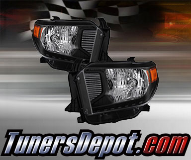 TD® Crystal Headlights (Black) - 14-17 Toyota Tundra
