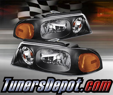 TD® Crystal Headlights (Black) - 98-02 Lincoln Navigator