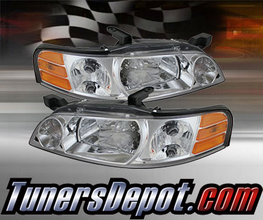 TD® Crystal Headlights (Chrome) - 00-01 Nissan Altima