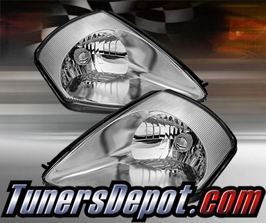 TD® Crystal Headlights (Chrome) - 00-05 Mitsubishi Eclipse