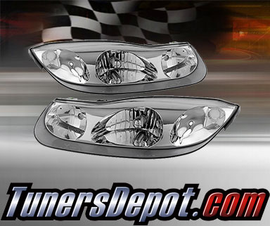 TD® Crystal Headlights (Chrome) - 01-02 Saturn S-Series