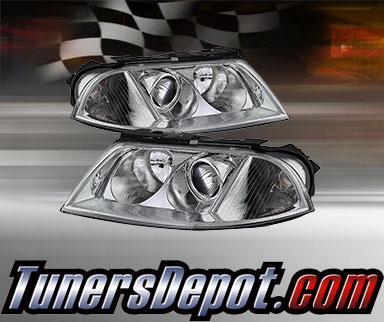 TD® Crystal Headlights (Chrome) - 01-05 VW Volkswagen Passat