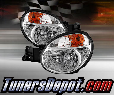 TD® Crystal Headlights (Chrome) - 02-03 Subaru Outback Sport