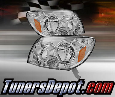 TD® Crystal Headlights (Chrome) - 03-05 Toyota 4Runner 4-Runner