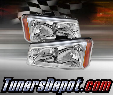 TD® Crystal Headlights (Chrome) - 03-06 Chevy Silverado 1500/2500/3500