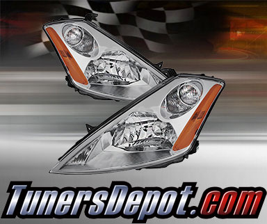 TD® Crystal Headlights (Chrome) - 03-07 Nissan Murano