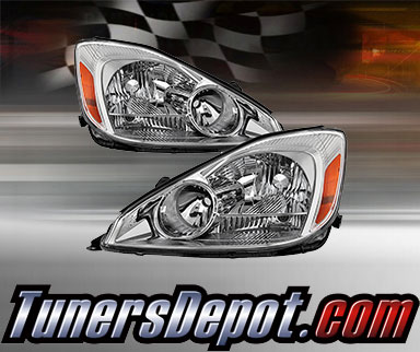 TD® Crystal Headlights (Chrome) - 04-05 Toyota Sienna