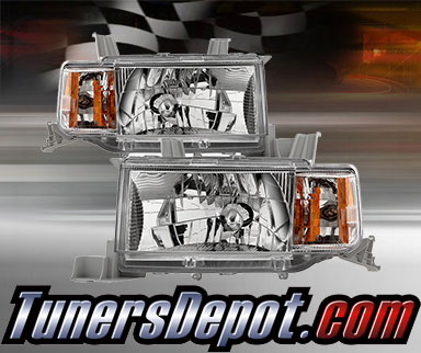 TD® Crystal Headlights (Chrome) - 04-06 Scion xB