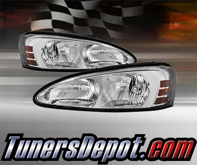 TD® Crystal Headlights (Chrome) - 04-08 Ponitac Grand Prix
