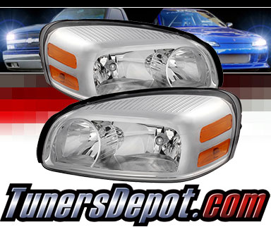 TD® Crystal Headlights (Chrome) - 05-09 Chevy Uplander