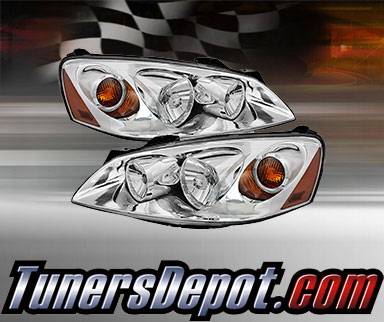 TD® Crystal Headlights (Chrome) - 05-10 Pontiac G6