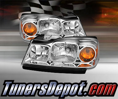 TD® Crystal Headlights (Chrome) - 06-07 Saturn Vue