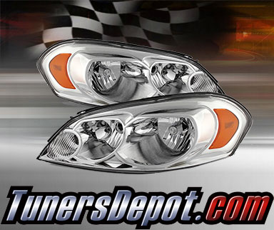 TD® Crystal Headlights (Chrome) - 06-13 Chevy Impala