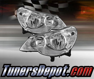 TD® Crystal Headlights (Chrome) - 07-10 Chrysler Sebring