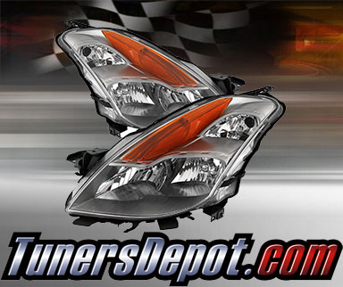 TD® Crystal Headlights (Chrome) - 08-09 Nissan Altima 2dr