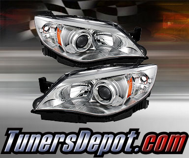 TD® Crystal Headlights (Chrome) - 08-11 Subaru Outback Sport