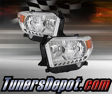 TD® Crystal Headlights (Chrome) - 14-17 Toyota Tundra
