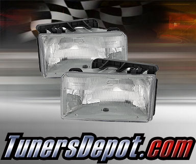 TD® Crystal Headlights (Chrome) - 91-96 Dodge Dakota