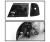 TD® Crystal Headlights + Corner Lights Set (Black) - 02-05 Ford Explorer 4dr (Exc. Sport & Sport Trac)