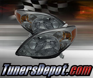 TD® Crystal Headlights (Smoke) - 03-08 Toyota Matrix