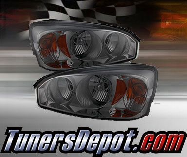 TD® Crystal Headlights (Smoke) - 04-08 Chevy Malibu