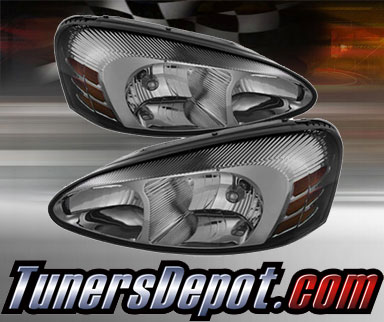TD® Crystal Headlights (Smoke) - 04-08 Ponitac Grand Prix