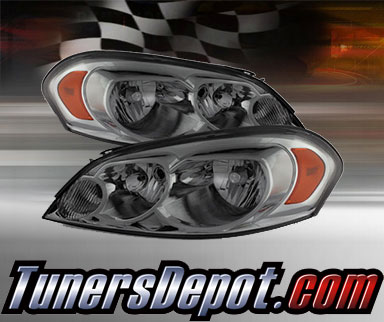 TD® Crystal Headlights (Smoke) - 06-13 Chevy Impala