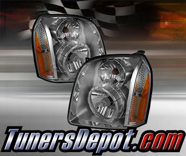 TD® Crystal Headlights (Smoke) - 10-14 GMC Yukon Hybrid Denali