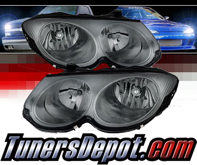 TD® Crystal Headlights (Smoke) - 99-04 Chrysler 300M