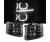 TD® DRL LED Halo Projector Headlights (Smoke) - 07-13 Chevy Silverado