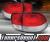 TD® Euro Tail Lights (Red/Clear) - 96-98 Honda Civic 4dr.