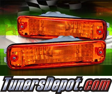 TD® Front Bumper Signal Lights (Amber) - 90-91 Acura Integra