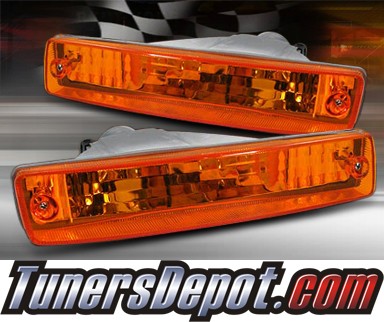 TD® Front Bumper Signal Lights (Amber) - 90-91 Honda CRX CR-X