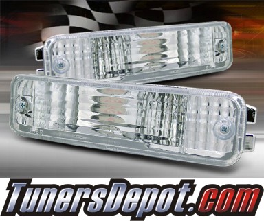 TD® Front Bumper Signal Lights (Clear) - 88-89 Honda CRX CR-X
