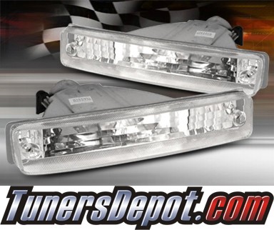 TD® Front Bumper Signal Lights (Clear) - 90-91 Honda CRX CR-X