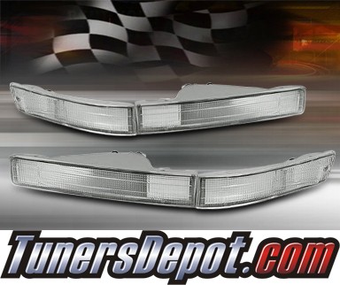 TD® Front Bumper Signal Lights (Clear) - 90-94 Lexus LS400