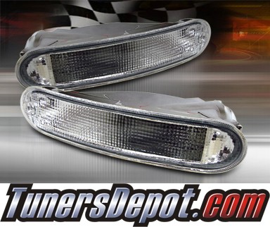 TD® Front Bumper Signal Lights (Clear) - 95-96 Dodge Avenger