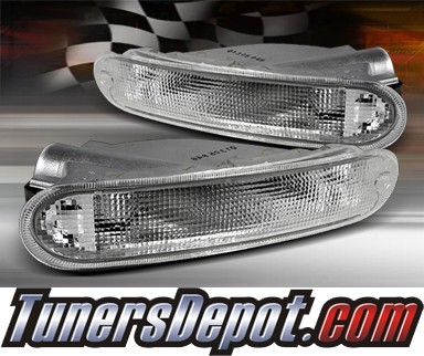 TD® Front Bumper Signal Lights (Clear) - 97-00 Dodge Avenger