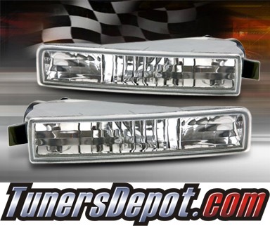 TD® Front Bumper Signal Lights (Clear) - 97-01 Honda Prelude