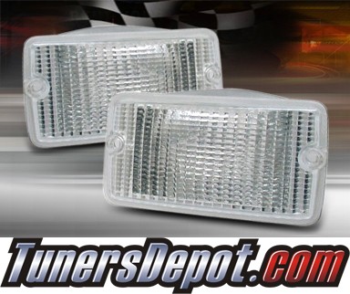 TD® Front Bumper Signal Lights (Clear) - 97-06 Jeep Wrangler TJ