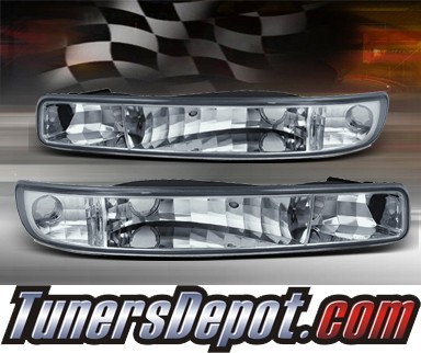 TD® Front Bumper Signal Lights (Clear) - 99-06 GMC Sierra (exc. Denali)