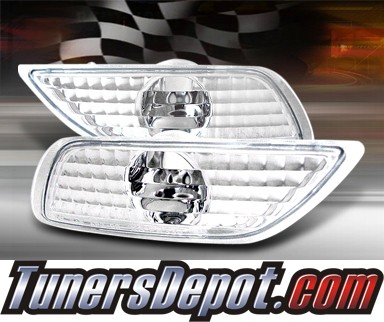 TD® Front Bumper Signal Lights (Euro Clear) - 00-06 Ford Focus