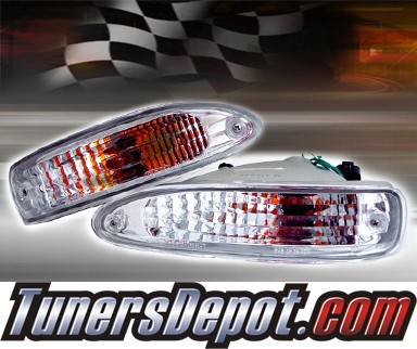 TD® Front Bumper Signal Lights (Euro Clear) - 91-94 Nissan 240SX S13