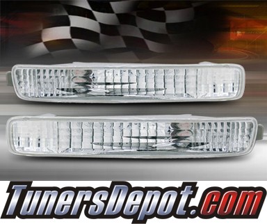 TD® Front Bumper Signal Lights (Euro Clear) - 96-97 Honda Accord