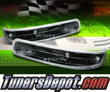 TD® Front Bumper Signal Lights (JDM Black) - 00-06 Chevy Suburban