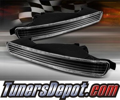 TD® Front Bumper Signal Lights (JDM Black) - 96-97 Honda Accord