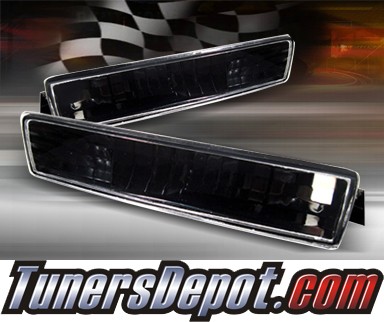 TD® Front Bumper Signal Lights (JDM Black) - 97-01 Honda Prelude