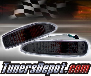 TD® Front Bumper Signal Lights (Smoke) - 91-94 Nissan 240SX S13